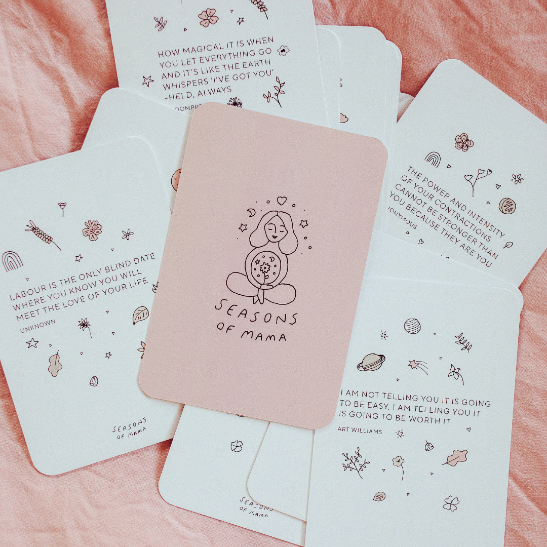 A5 Birth Space Affirmation Cards